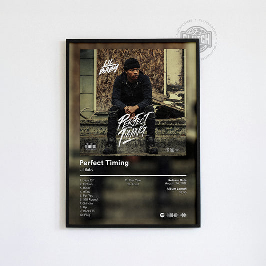 Lil Baby 'Perfect Timing' Album Poster