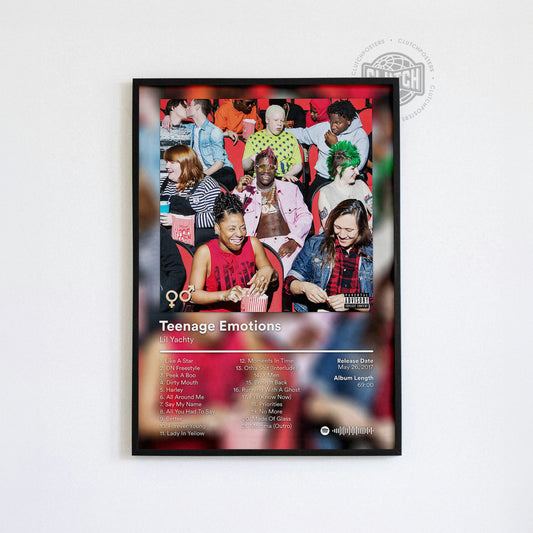 Lil Yachty 'Teenage Emotions' Album Poster