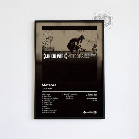 Linkin Park 'Meteora' Album Poster
