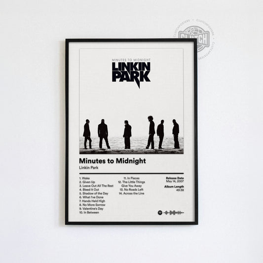 Linkin Park 'Minutes to Midnight' Album Poster
