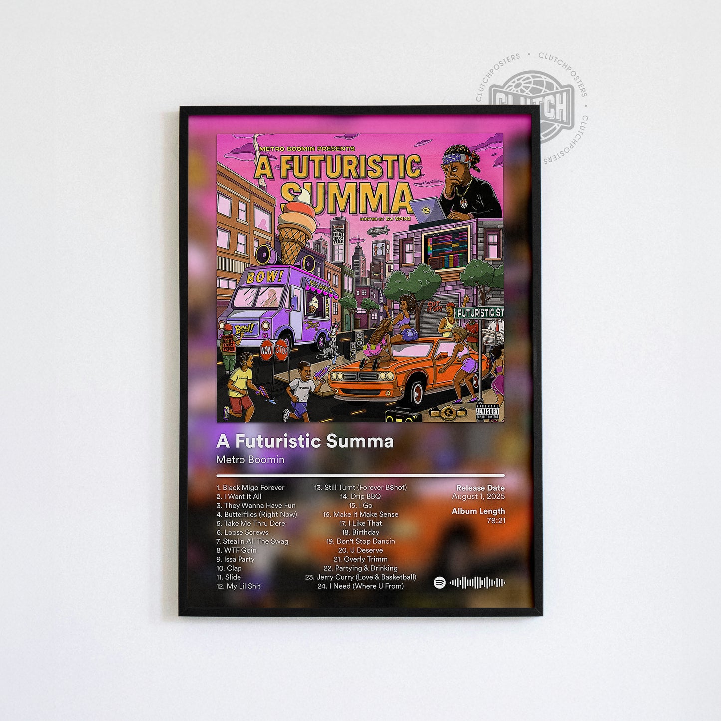 Metro Boomin 'A Futuristic Summa' Album Poster