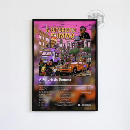 Metro Boomin 'A Futuristic Summa' Album Poster