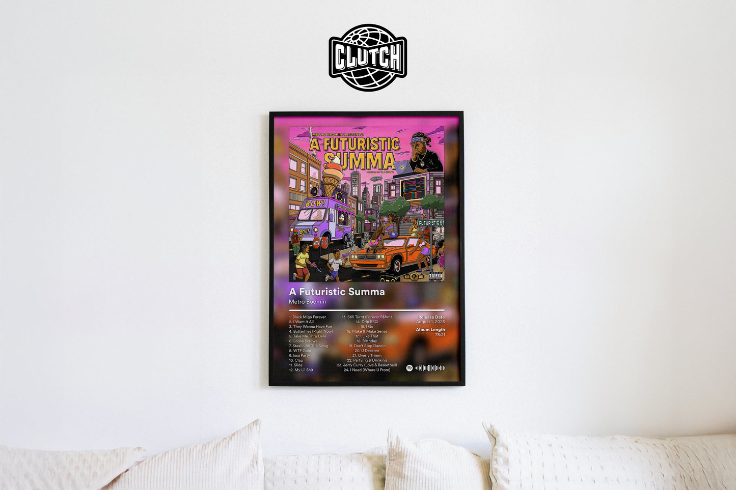 Metro Boomin 'A Futuristic Summa' Album Poster