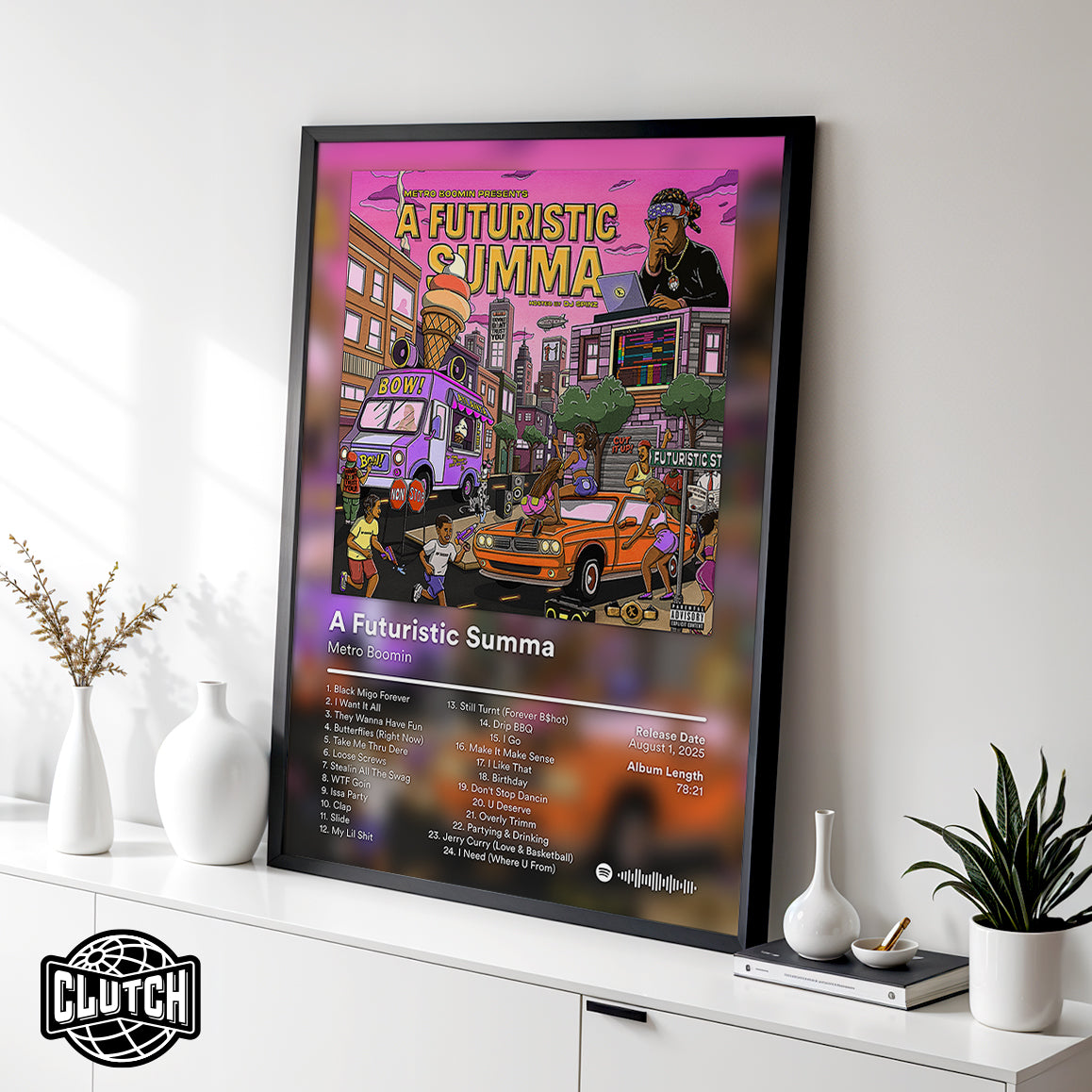 Metro Boomin 'A Futuristic Summa' Album Poster