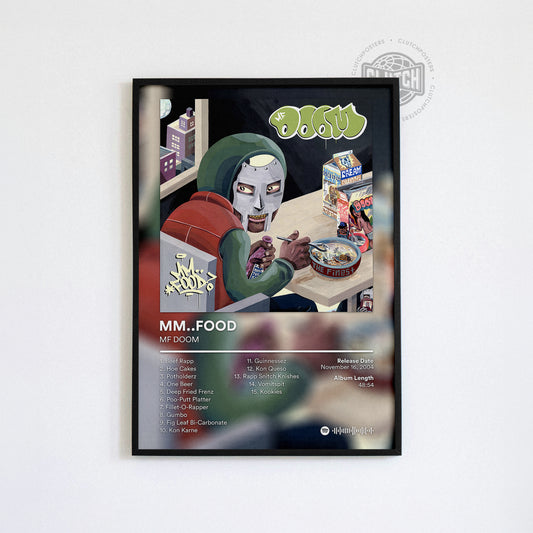 MF DOOM 'MM..Food' Album Poster