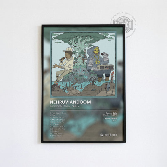 MF DOOM 'NEHRUVIANDOOM' Album Poster