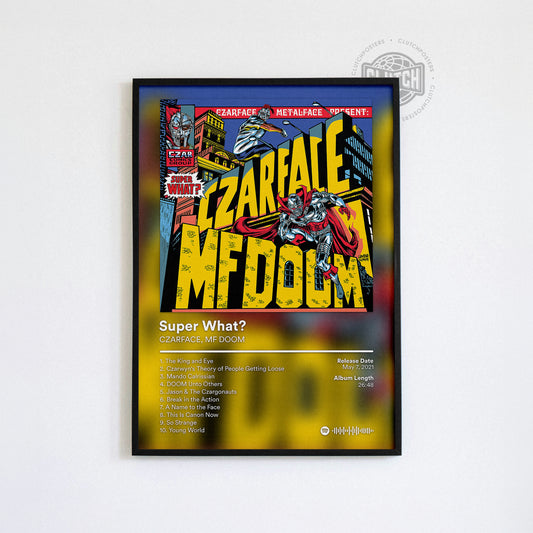 MF DOOM 'Super What?' Album Poster