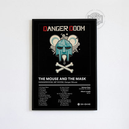 MF DOOM 'The Mouse And The Mask' (Metalface Edition) Album Poster