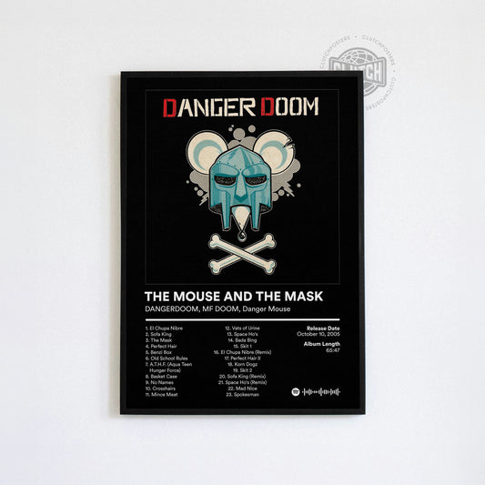 MF DOOM 'The Mouse And The Mask' (Metalface Edition) Album Poster