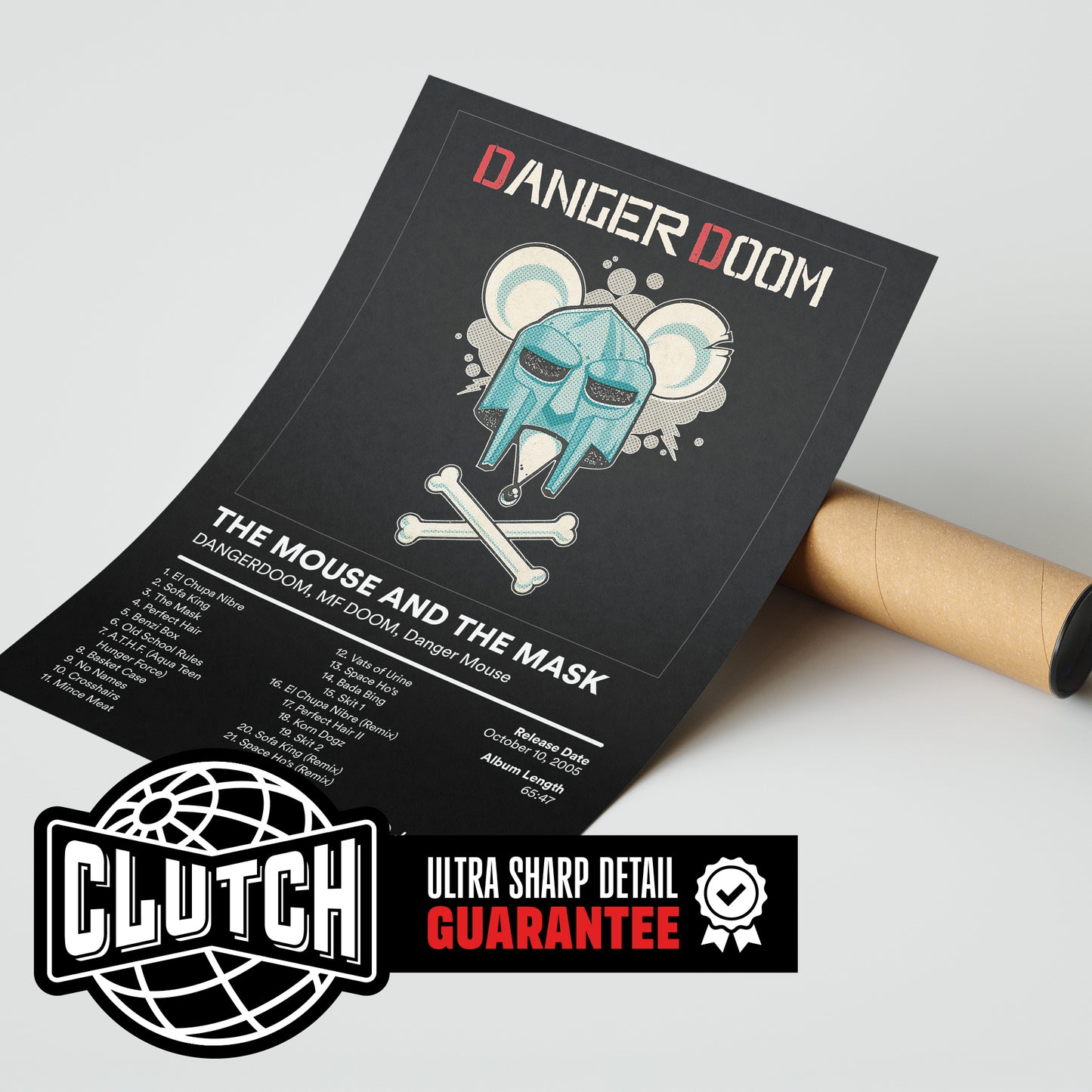 MF DOOM 'The Mouse And The Mask' (Metalface Edition) Album Poster