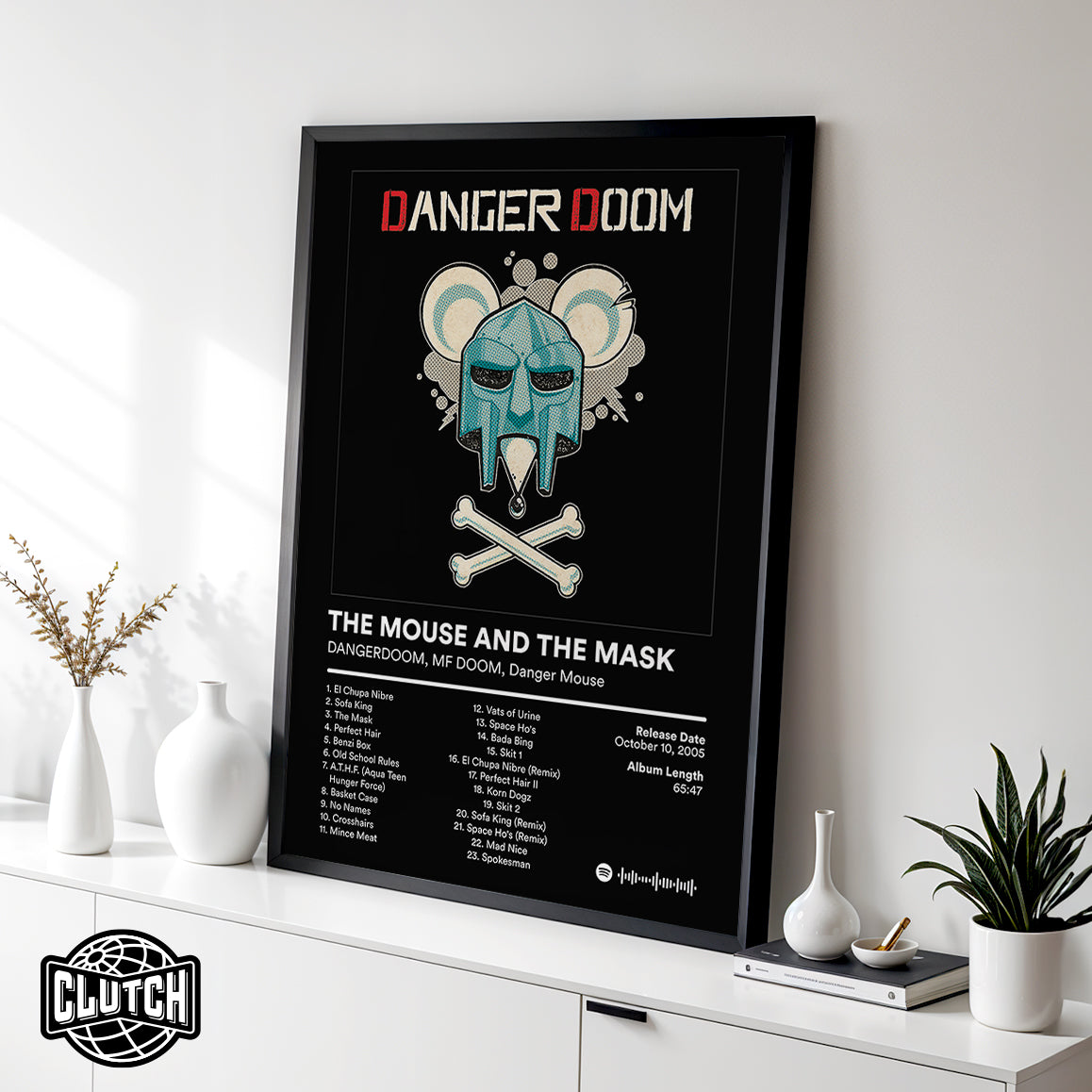 MF DOOM 'The Mouse And The Mask' (Metalface Edition) Album Poster