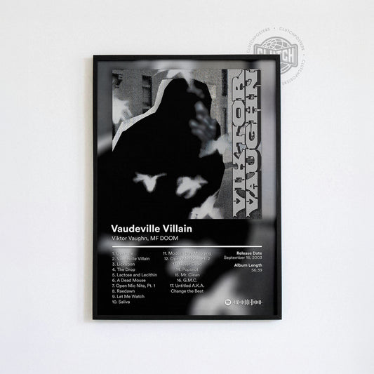 MF DOOM 'Vaudeville Villain' Album Poster