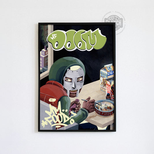 MF DOOM 'MM..Food' Poster