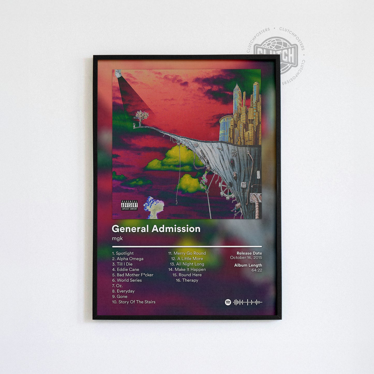 MGK 'General Admission' Album Poster