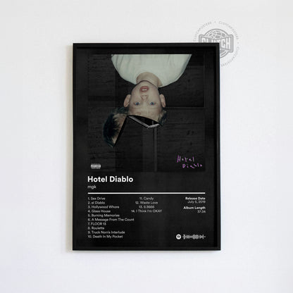MGK 'Hotel Diablo' Album Poster