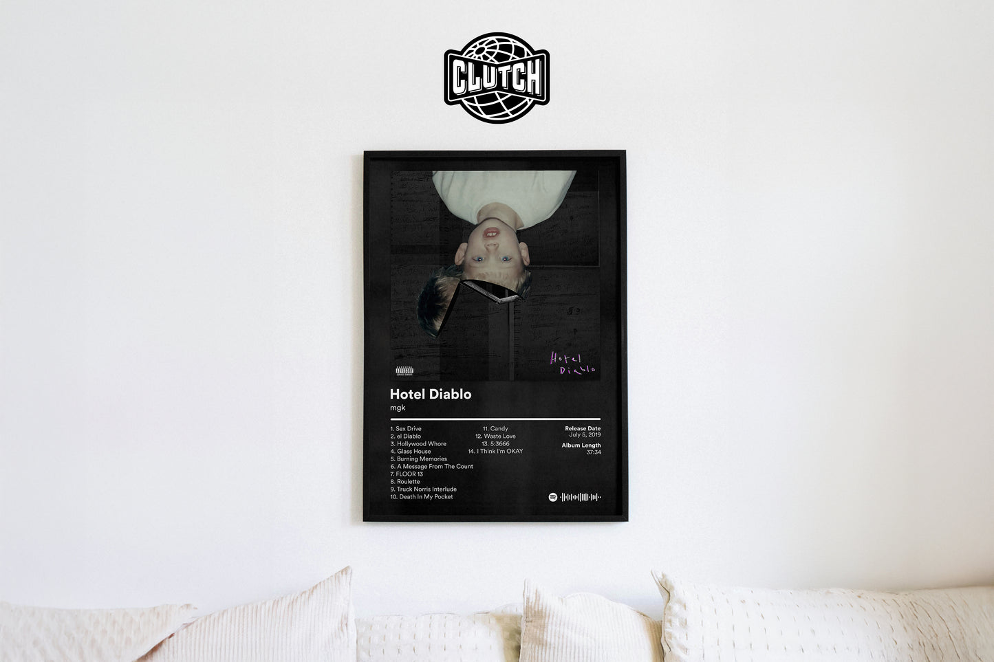 MGK 'Hotel Diablo' Album Poster