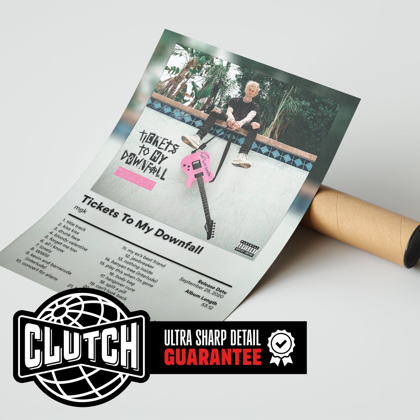 MGK 'Tickets To My Downfall' (Deluxe) Album Poster