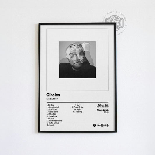 Mac Miller 'Circles' Album Poster