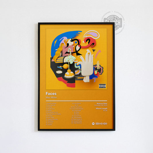 Mac Miller 'Faces' Album Poster