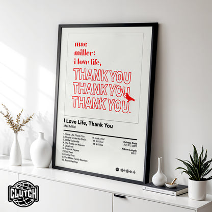 Mac Miller 'I Love Life, Thank You' Album Poster