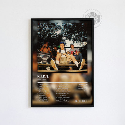 Mac Miller 'K.I.D.S.' Album Poster