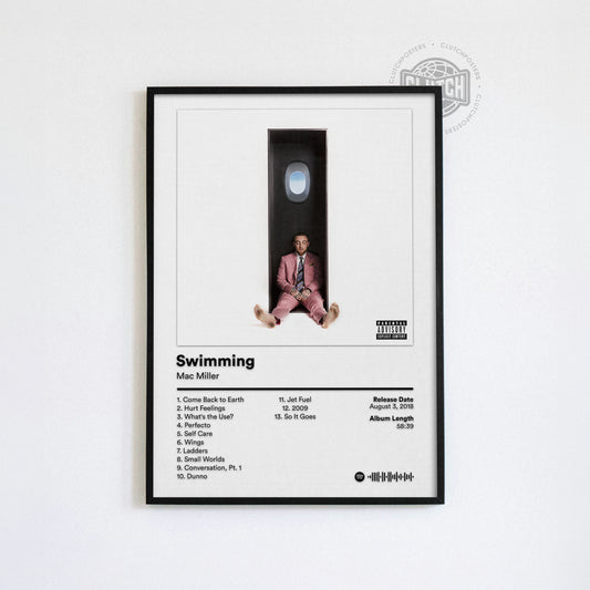 Mac Miller 'Swimming' Album Poster