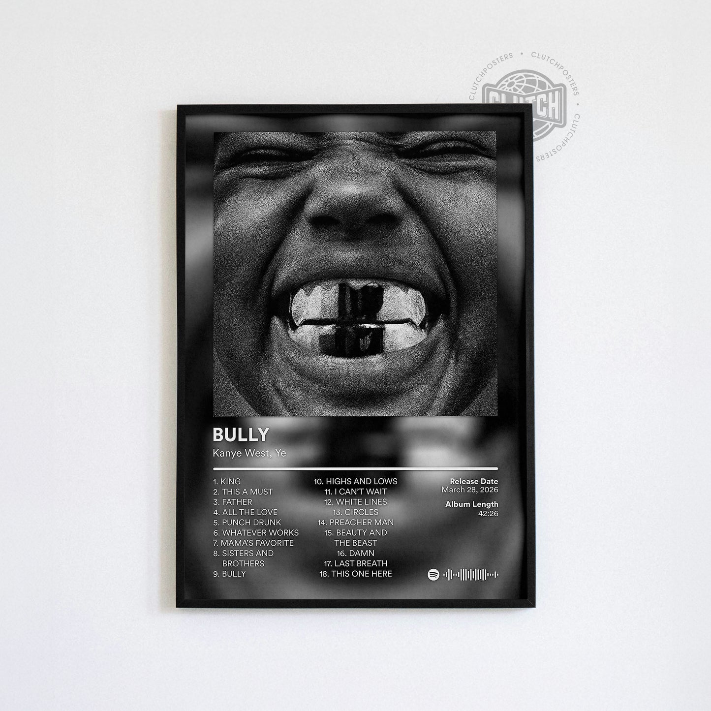 Kanye West 'BULLY' Album Poster