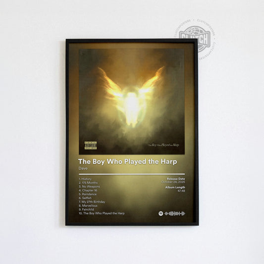 Dave 'The Boy Who Played Harp' Album Poster