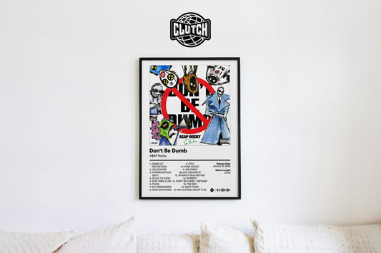 ASAP Rocky 'Don't Be Dumb' Album Poster