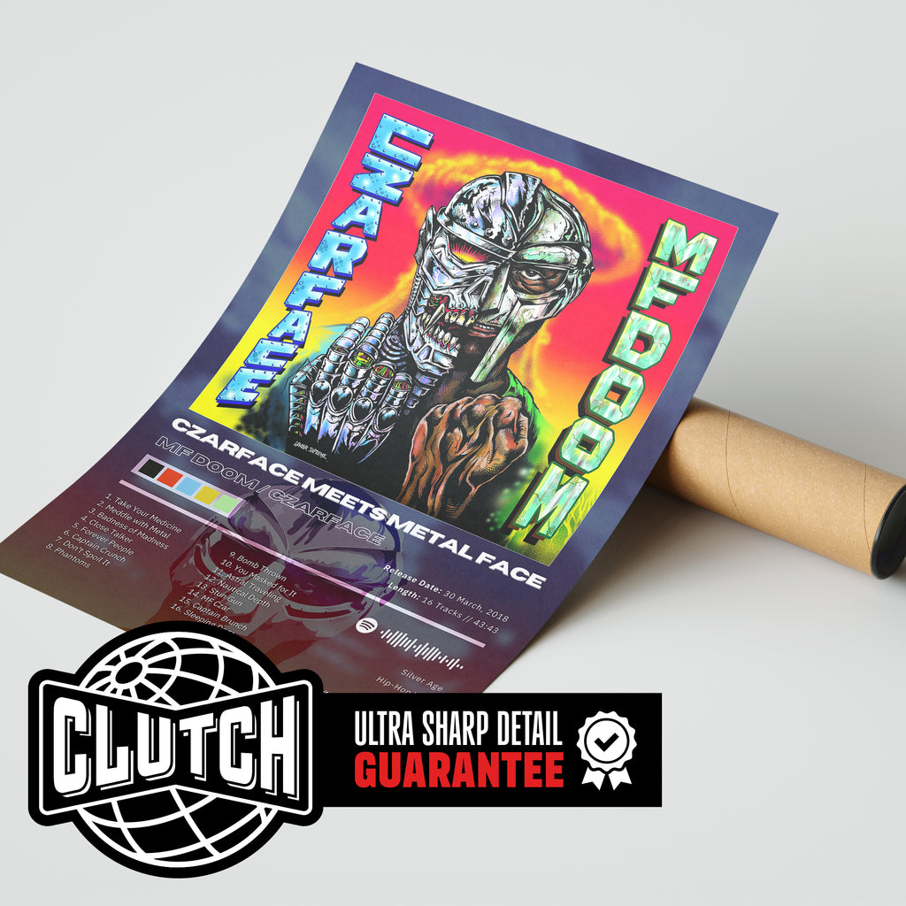 MF DOOM 'Czarface Meets Metal Face' Album Poster