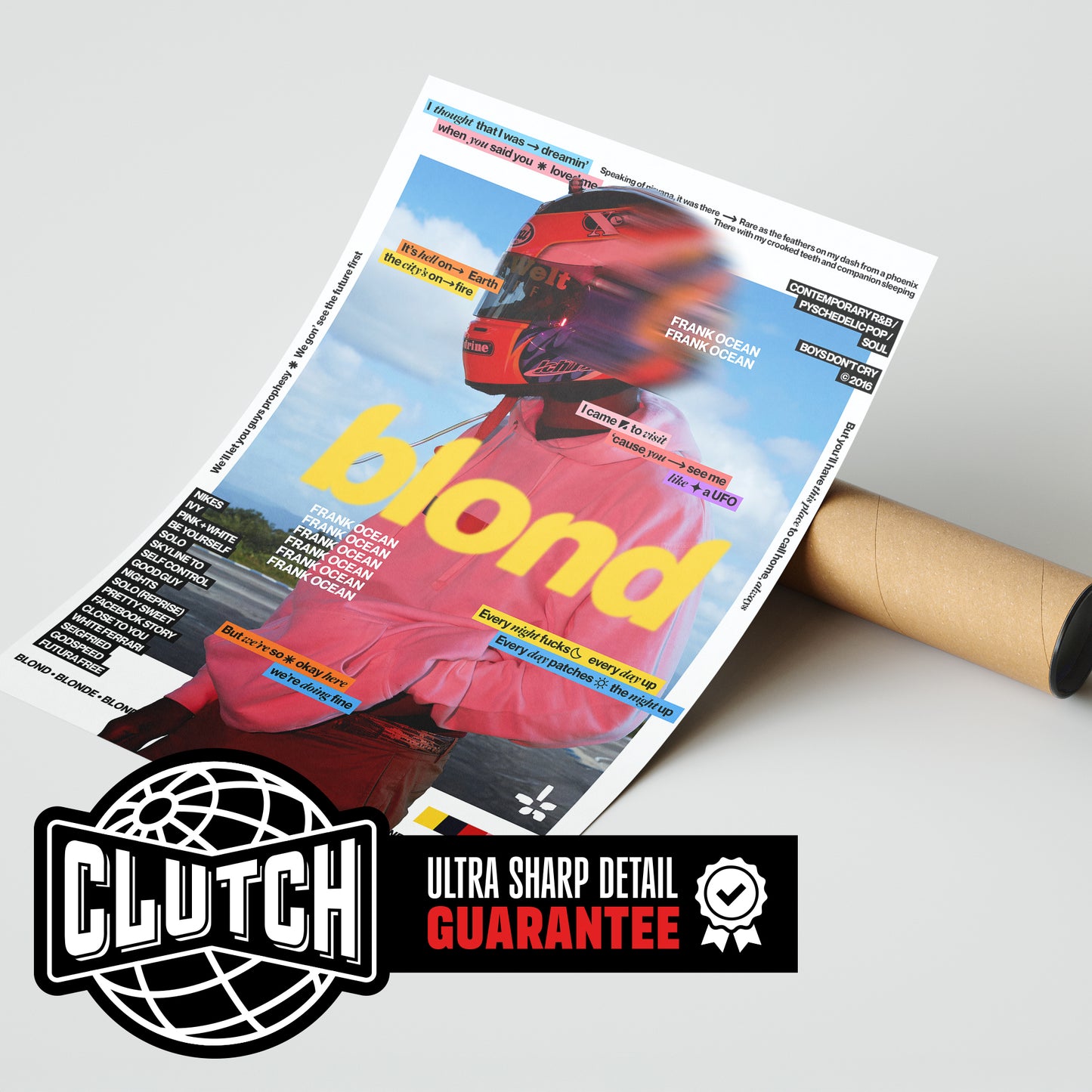 Frank Ocean 'Blond' Poster