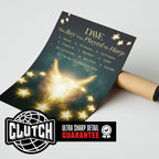 Dave 'The Boy Who Played Harp' Tracklist Poster