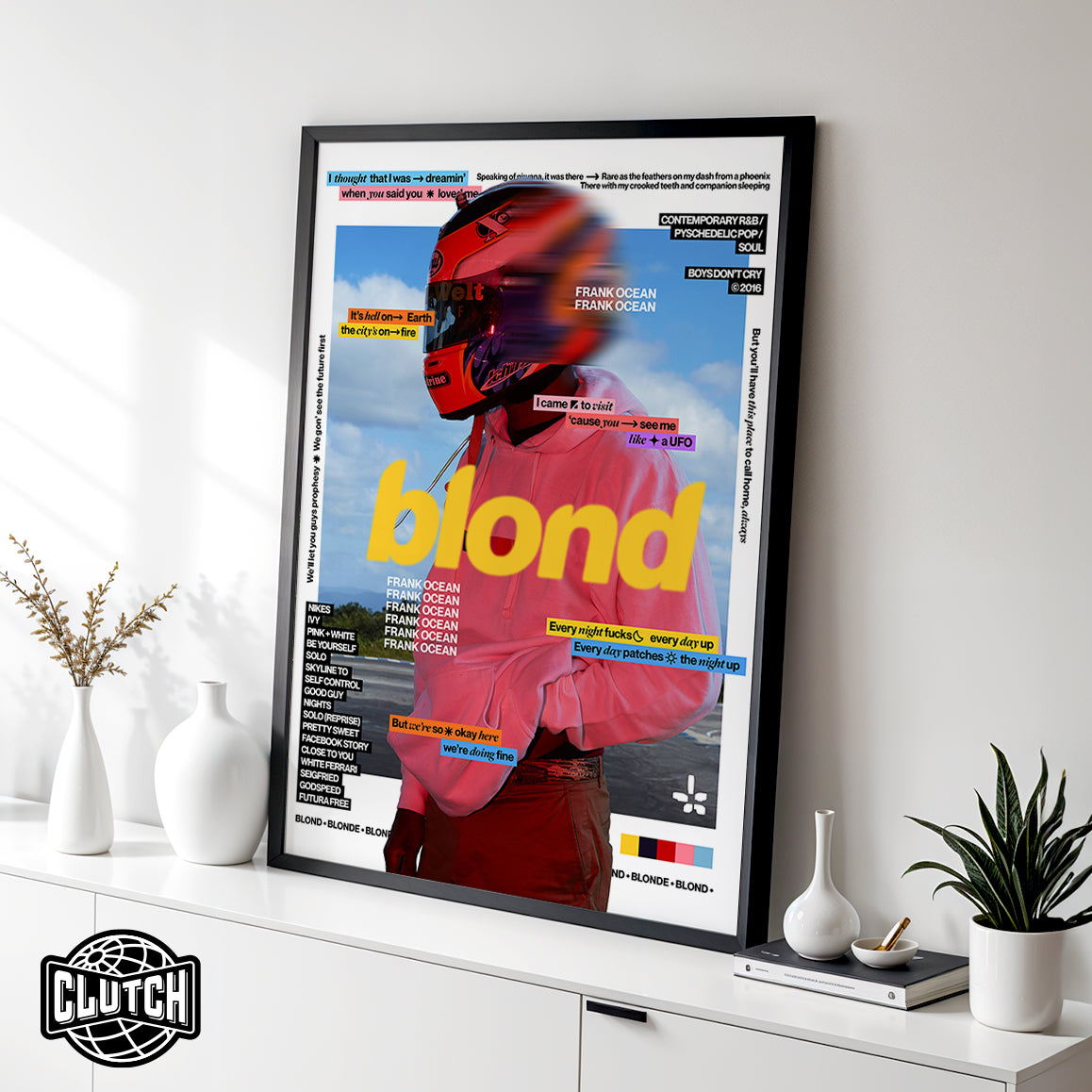 Frank Ocean 'Blond' Poster