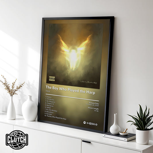 Dave 'The Boy Who Played Harp' Album Poster
