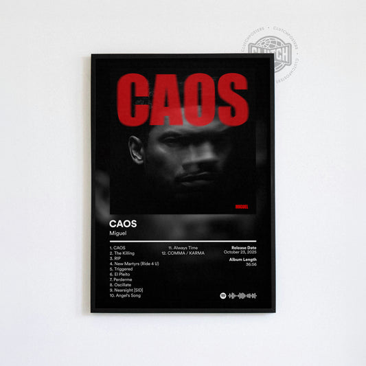 Miguel 'CAOS' Album Poster
