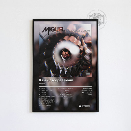 Miguel 'Kaleidoscope Dream' Album Poster