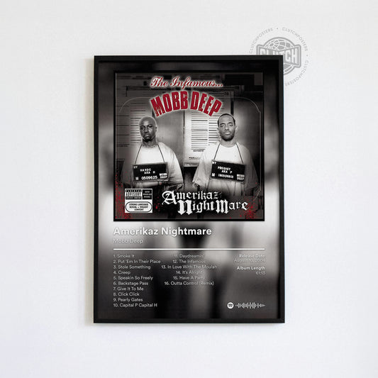Mobb Deep 'Amerikaz Nightmare' Album Poster