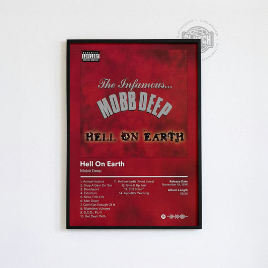 Mobb Deep 'Hell On Earth' Album Poster
