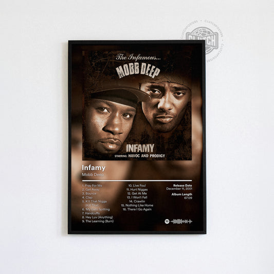 Mobb Deep 'Infamy' Album Poster