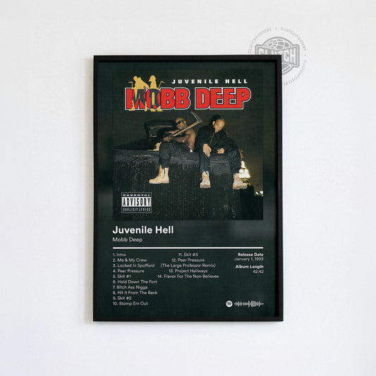 Mobb Deep 'Juvenile Hell' Album Poster