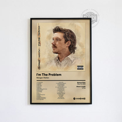 Morgan Wallen 'I'm The Problem' Album Poster