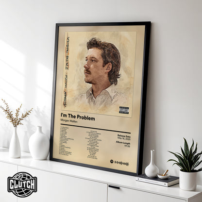Morgan Wallen 'I'm The Problem' Album Poster