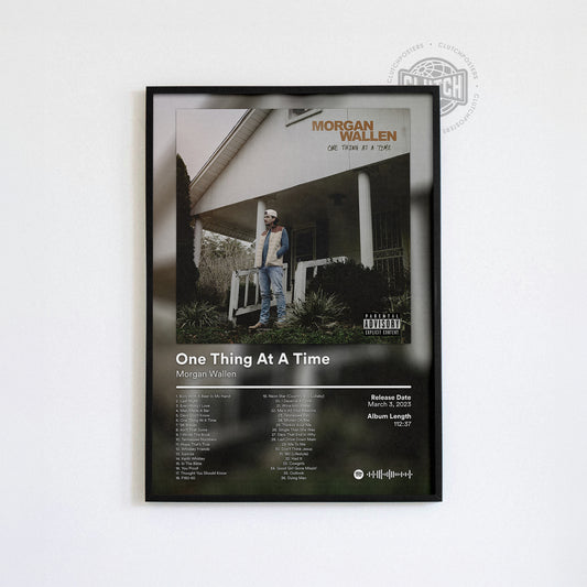 Morgan Wallen 'One Thing At A Time' Album Poster