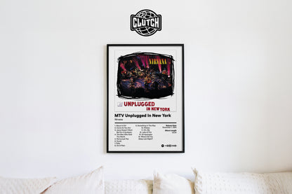 Nirvana 'MTV Unplugged In New York' Album Poster