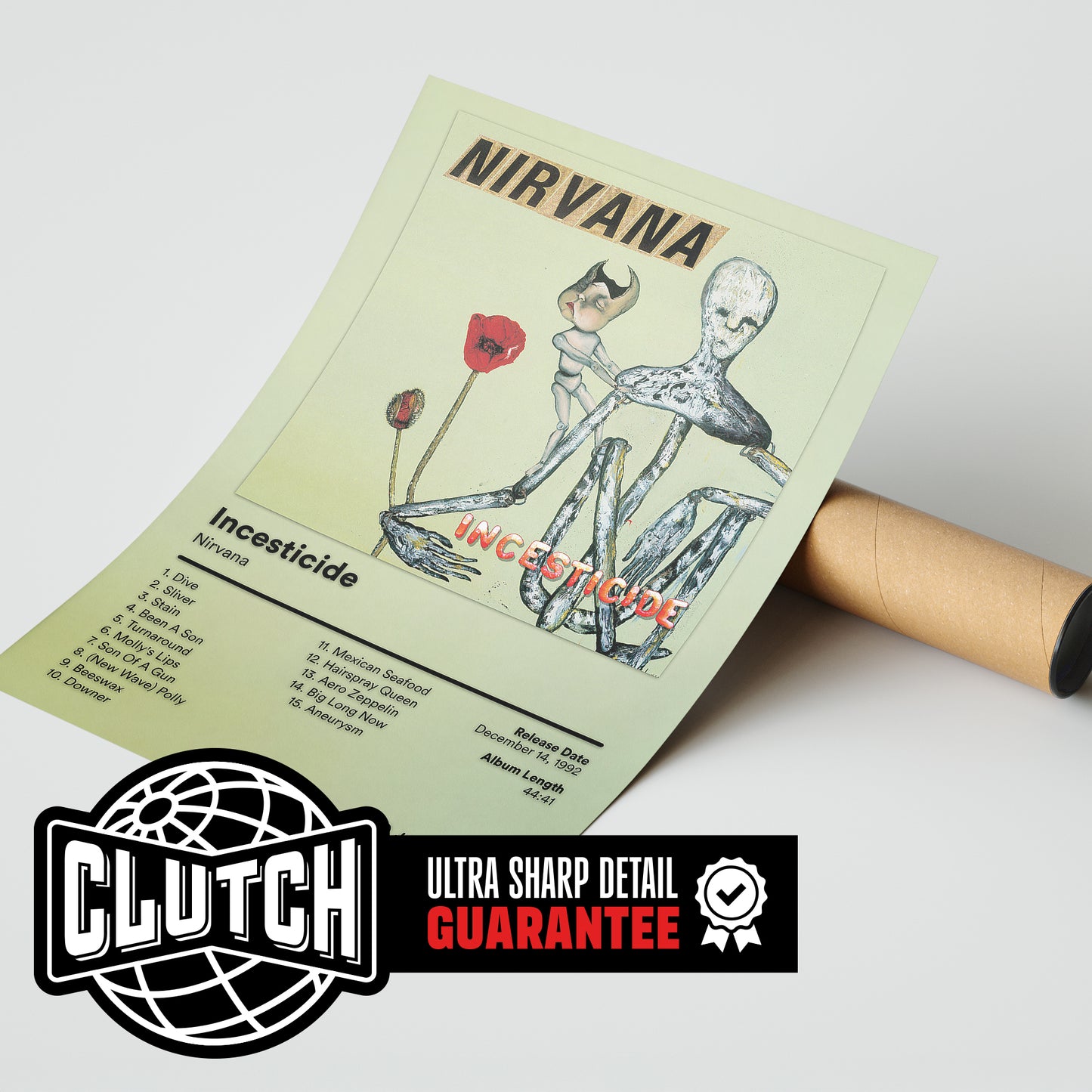 Nirvana 'Incesticide' Album Poster