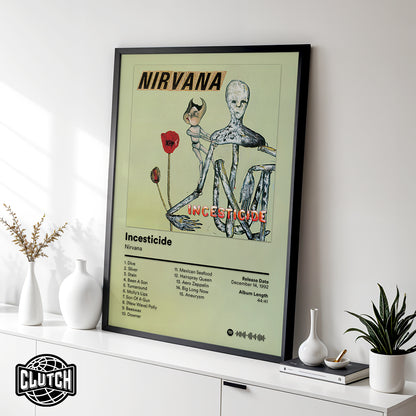 Nirvana 'Incesticide' Album Poster