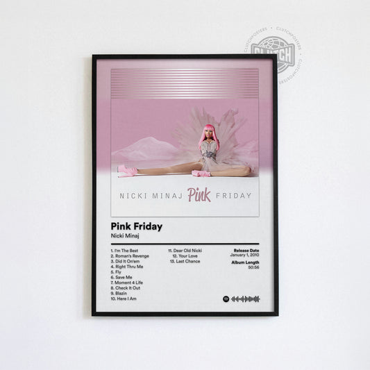 Nicki Minaj 'Pink Friday' Album Poster