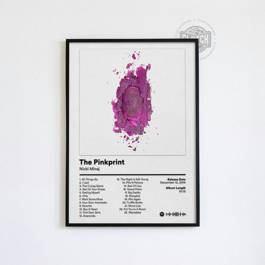 Nicki Minaj 'The Pinkprint' Album Poster
