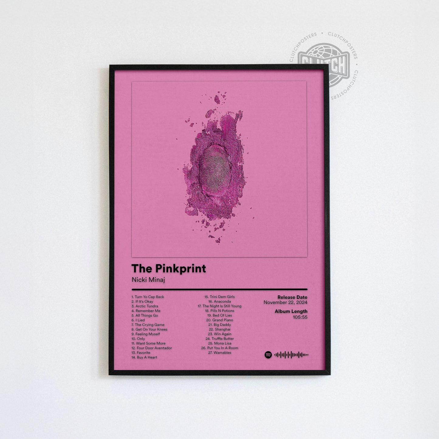 Nicki Minaj 'The Pinkprint' (Deluxe) Album Poster