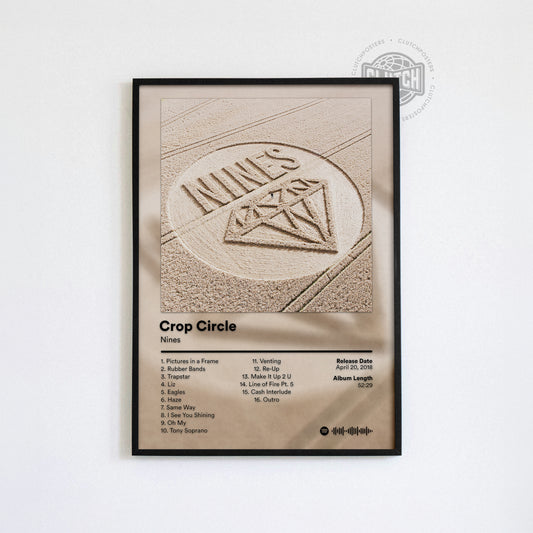 Nines 'Crop Circle' Album Poster